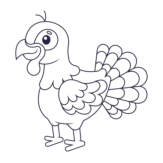 turkey drawing cliparts