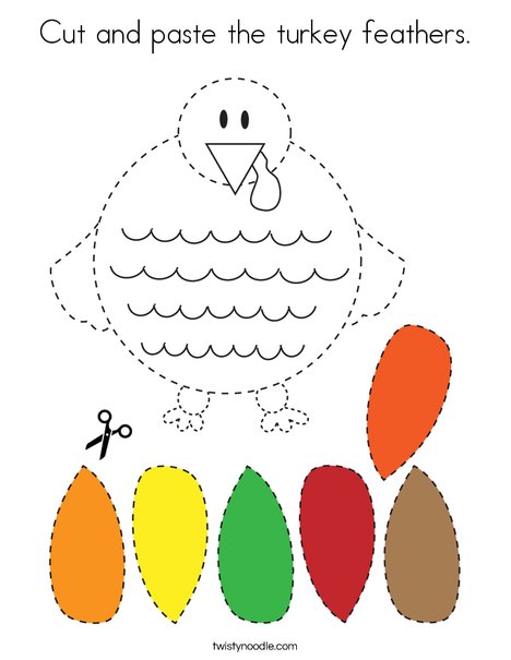 turkey feathers coloring pages