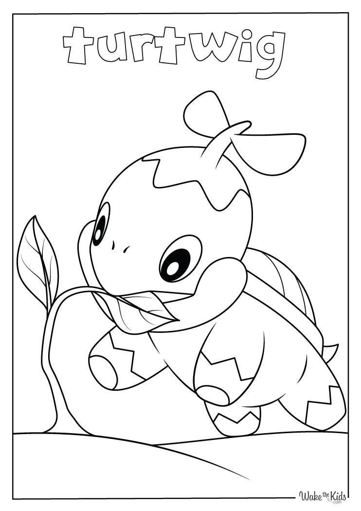 turtwig coloring pages