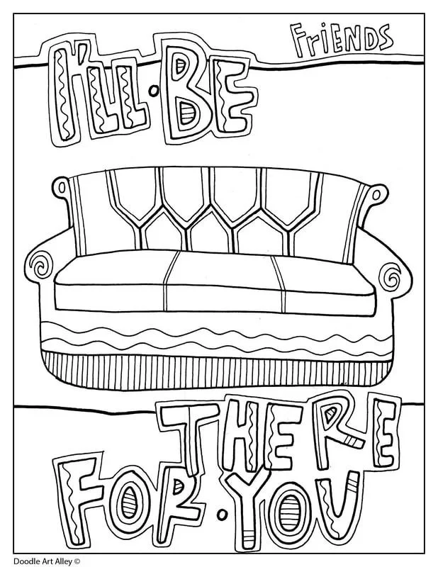 tv show coloring pages