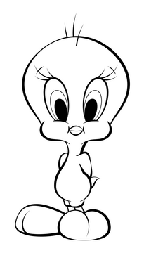 Looney Tunes Tweety bird clipart free download