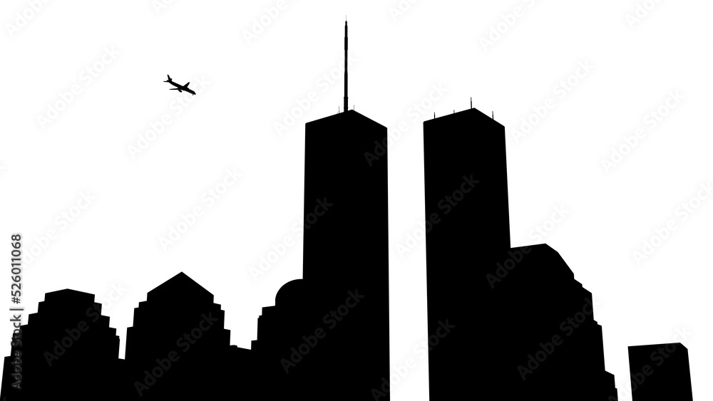 twin towers clipart