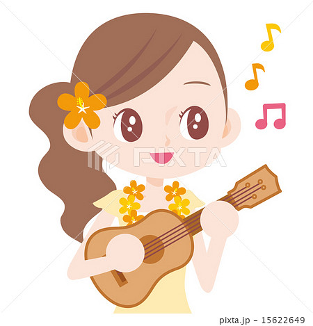 ukulele player cliparts