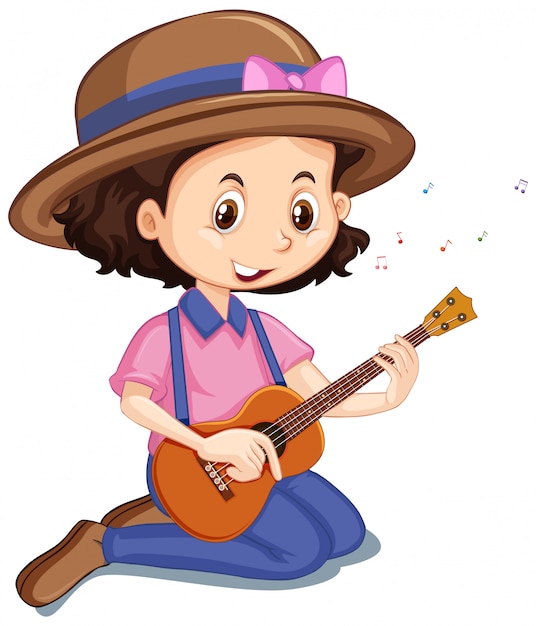 ukulele player cliparts