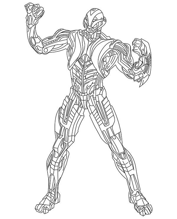 ultron coloring pages
