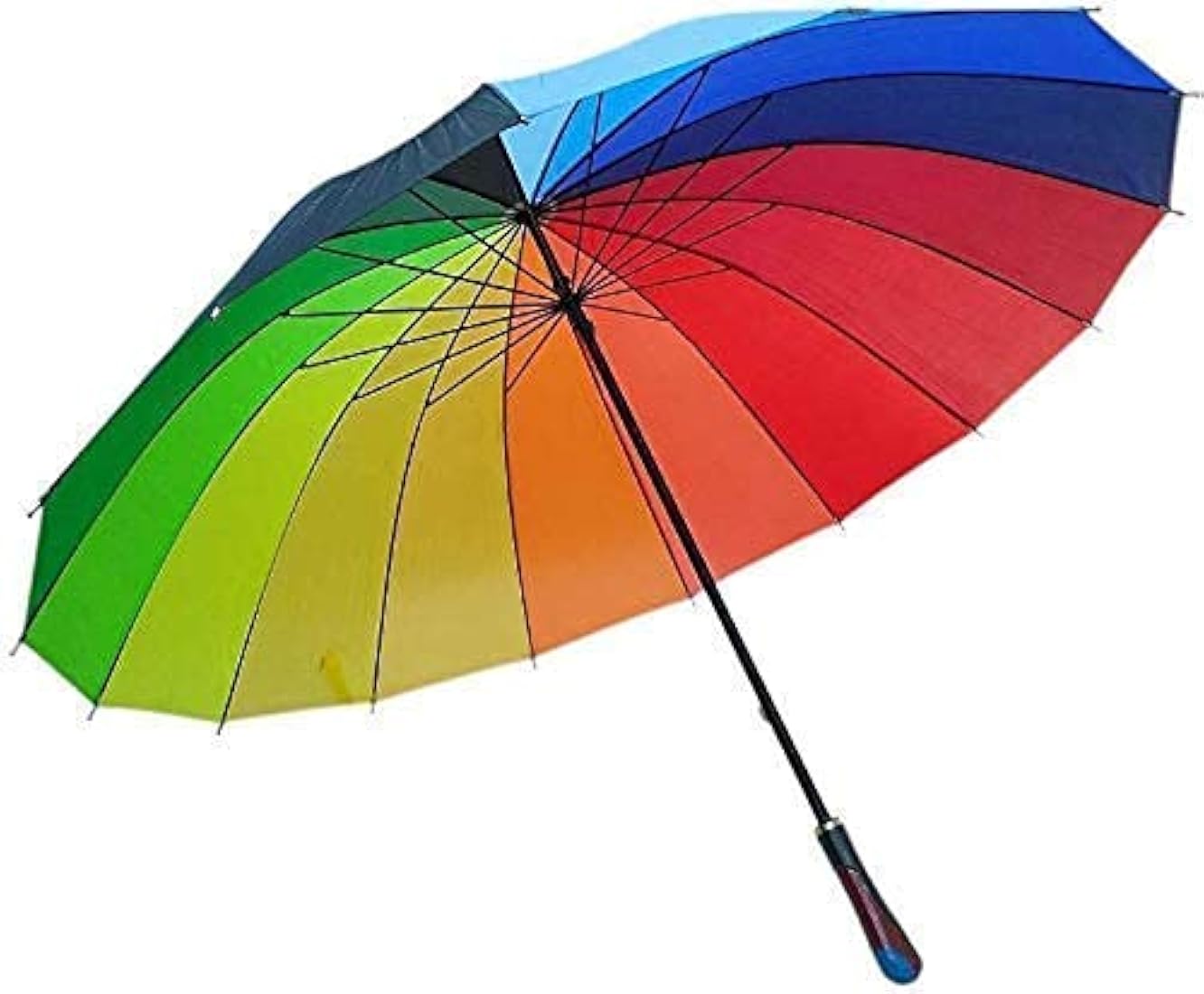 Kabello Rainbow Umbrella Multi-Color Rainbow Umbrella Men And Women Pack Of  1 : Amazon.in: Bags, Wallets and Luggage
