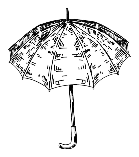umbrella outline cliparts