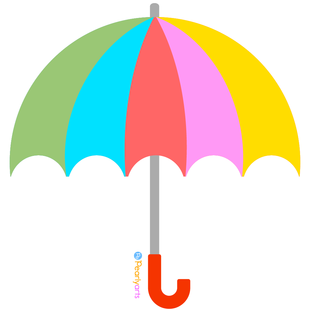 umbrella outline cliparts