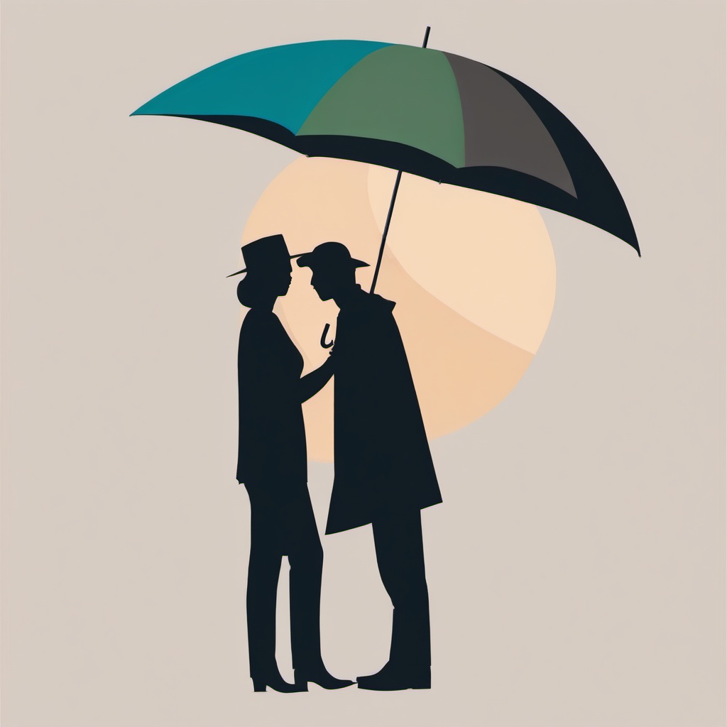 umbrella people cliparts