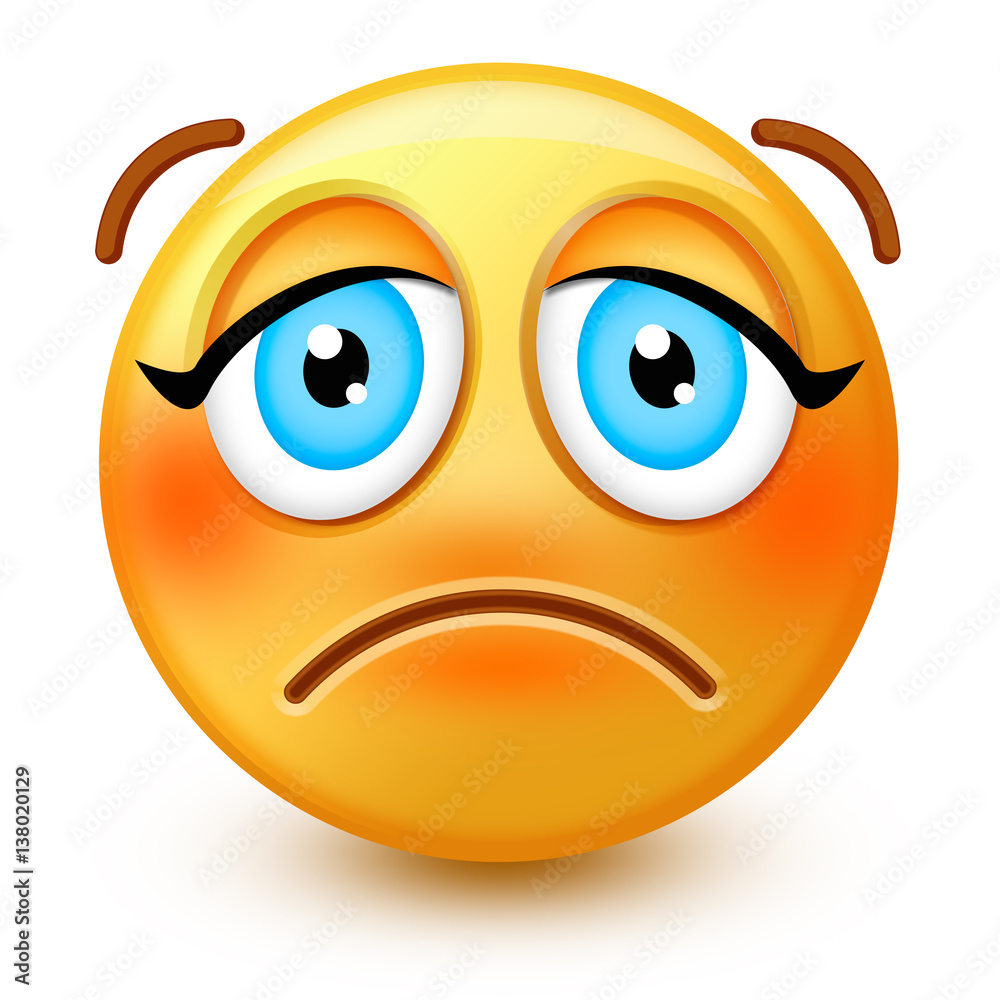 unhappy face image