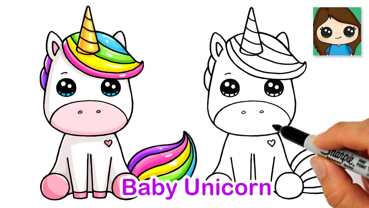 unicorn drawing pictures