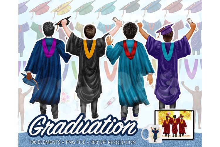 university graduation cliparts