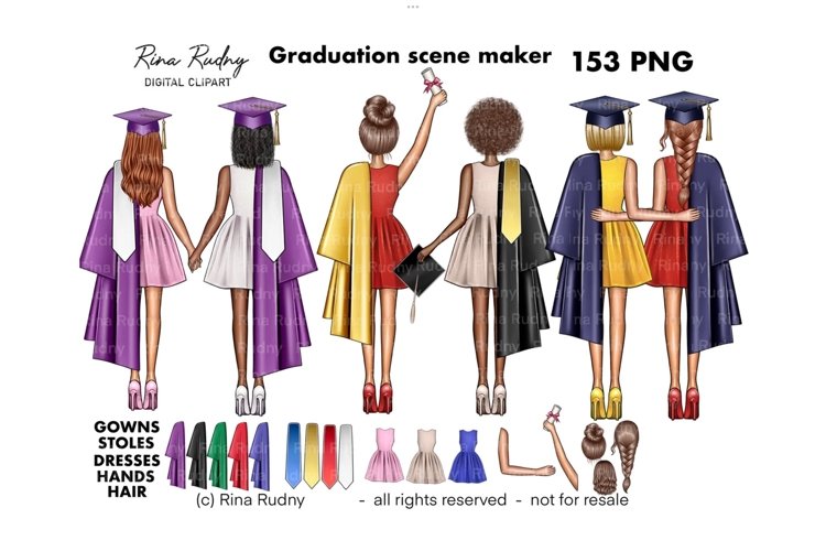 university graduation cliparts