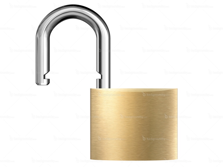 Unlocked padlock - Backgroundsy