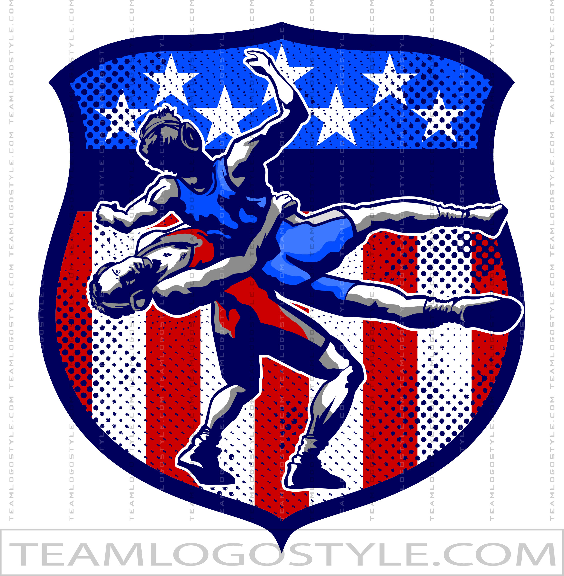 usa wrestling cliparts