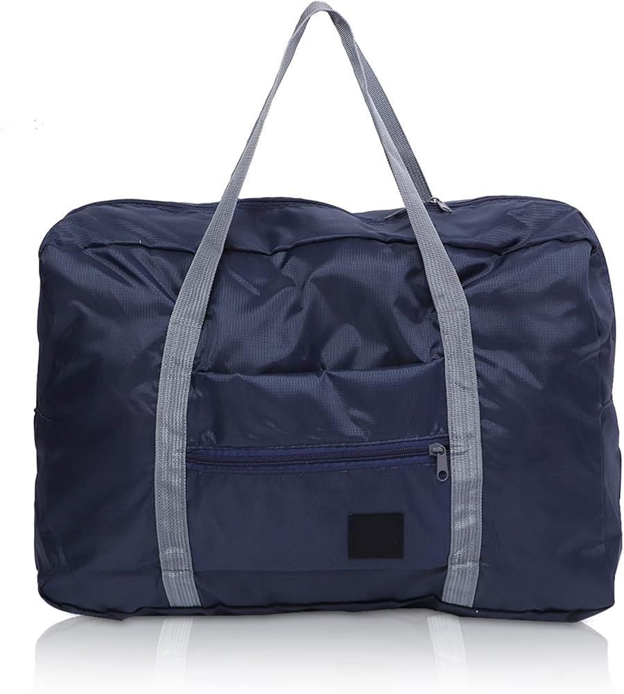 Foldable Travel Bag, Waterproof Lightweight Carry-On Bag Gym Sports Storage  Bags for Overnight Vacation Shopping Weekends Trips Fitness, navy : ...