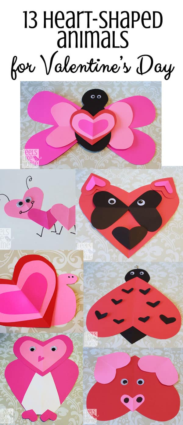 valentine heart animals