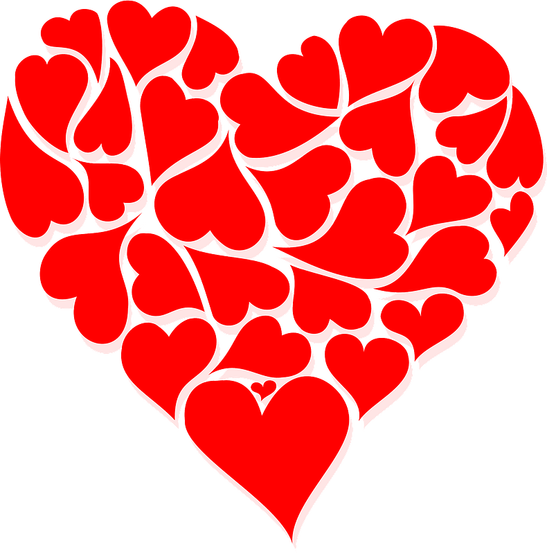 valentine heart cliparts