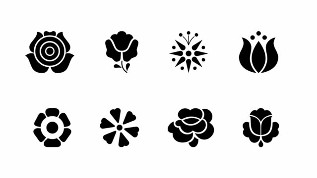Flower Vector Illustration Grafik Von pixeness · Creative Fabrica