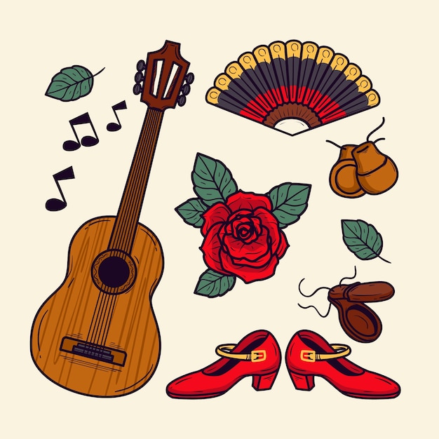 vectos spanish guitarre