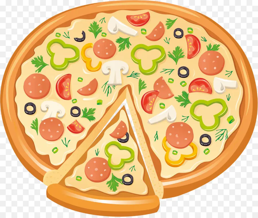 Vegetable Pizza - Delicious Vegetable Pizza with Toppings ...