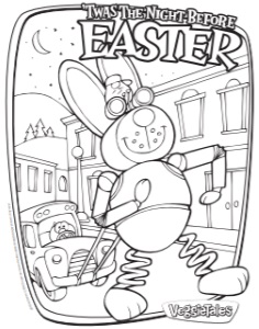 A to Z Kids Stuff | Veggie Tales Easter Color Pages