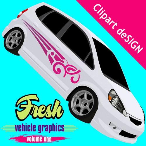 vehicle graphics cliparts