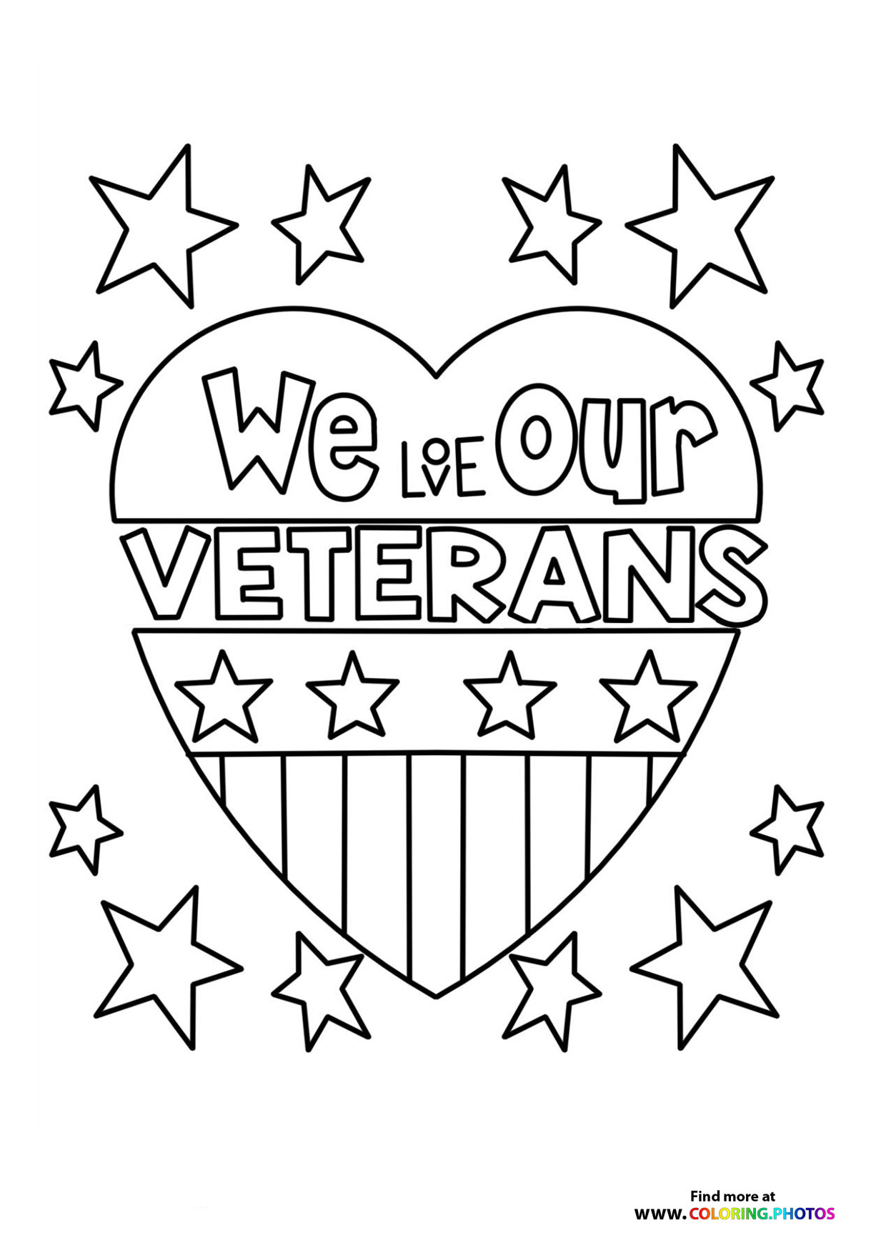 veterans day coloring pictures