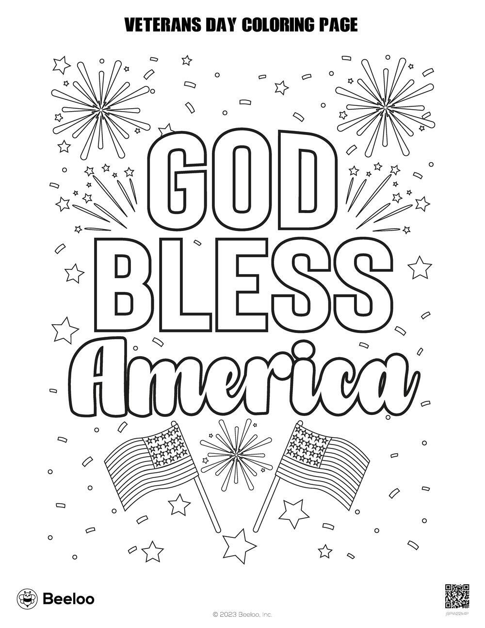 veterans day coloring pictures