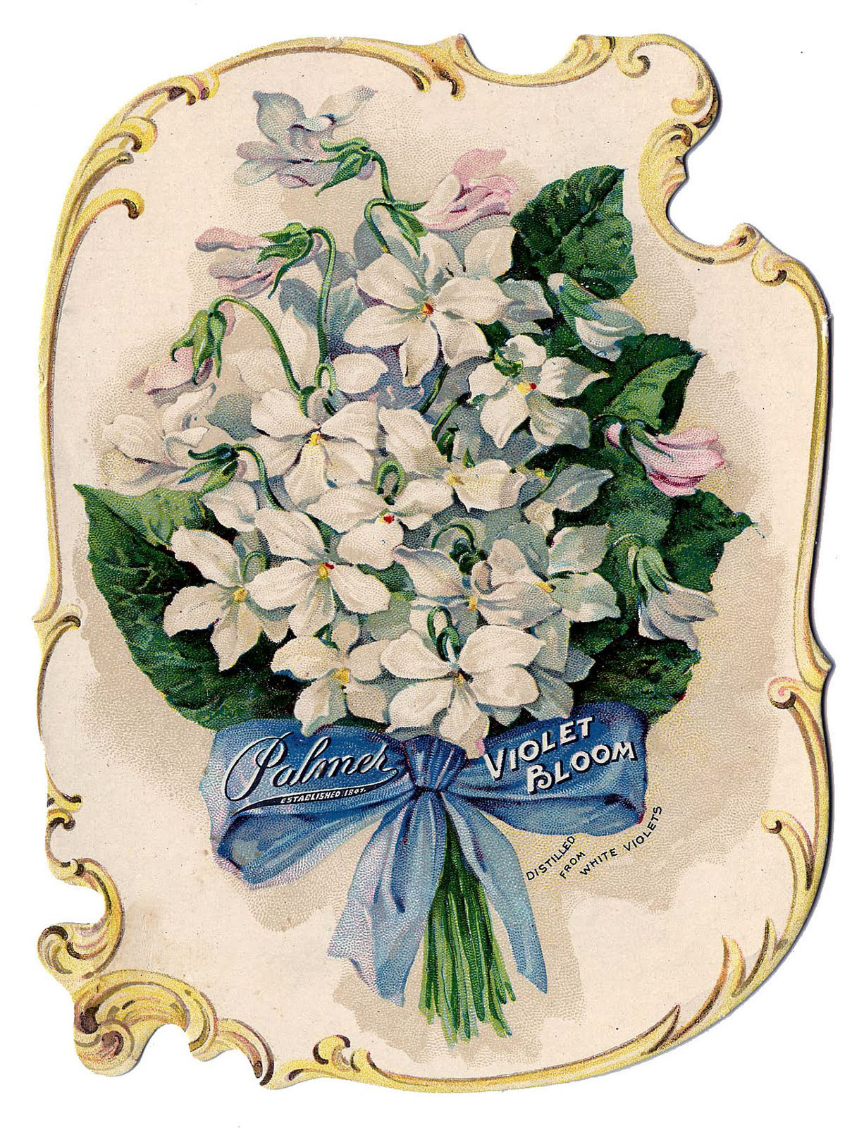 victorian flowers cliparts