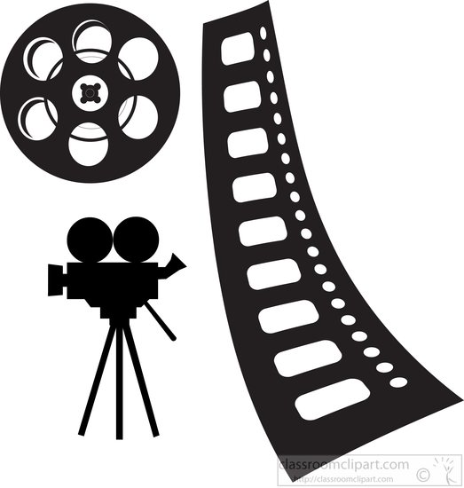 Theatre Clipart - video-camera-reel-tape-clipart-70157 - Classroom ...