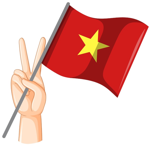 vietnam flag cliparts