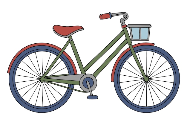 vintage bicycle cliparts