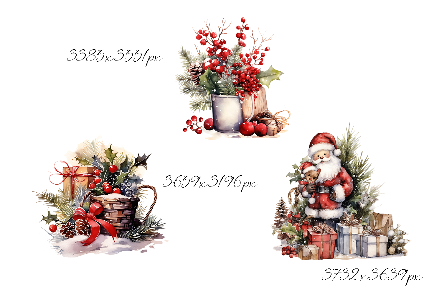 vintage christmas clipart