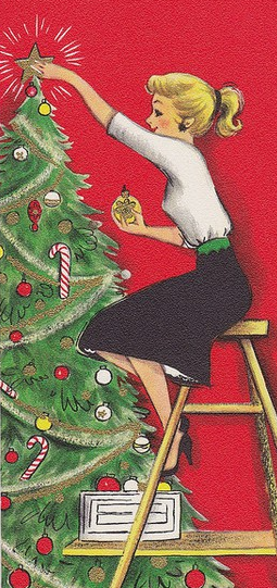 vintage christmas illustrations