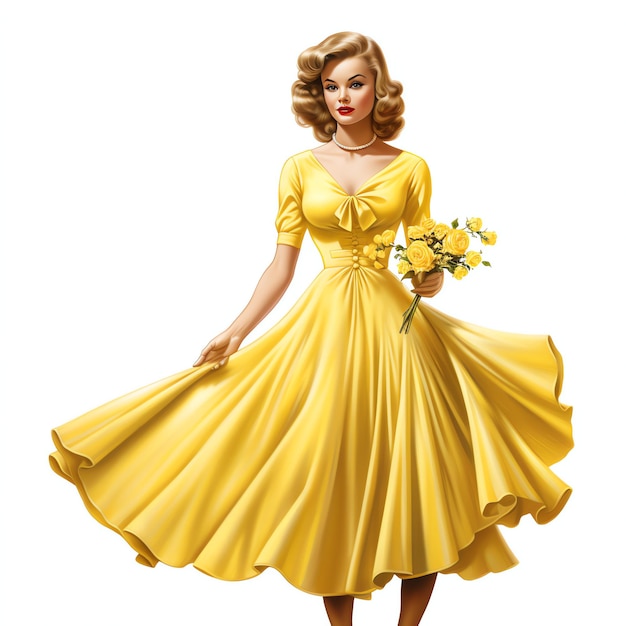 vintage dresses cliparts