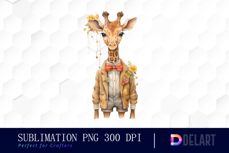 vintage giraffe cliparts