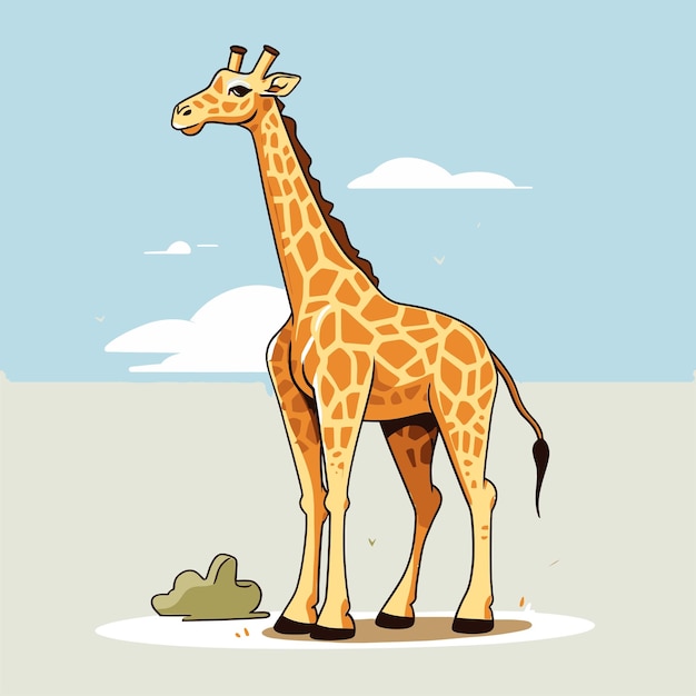 vintage giraffe cliparts