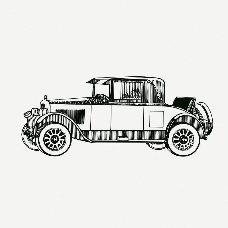 vintage vehicle cliparts