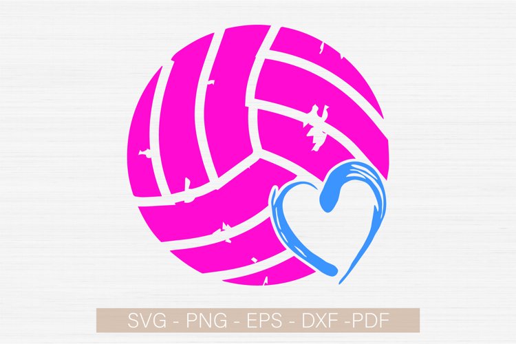 volleyball cliparts heart