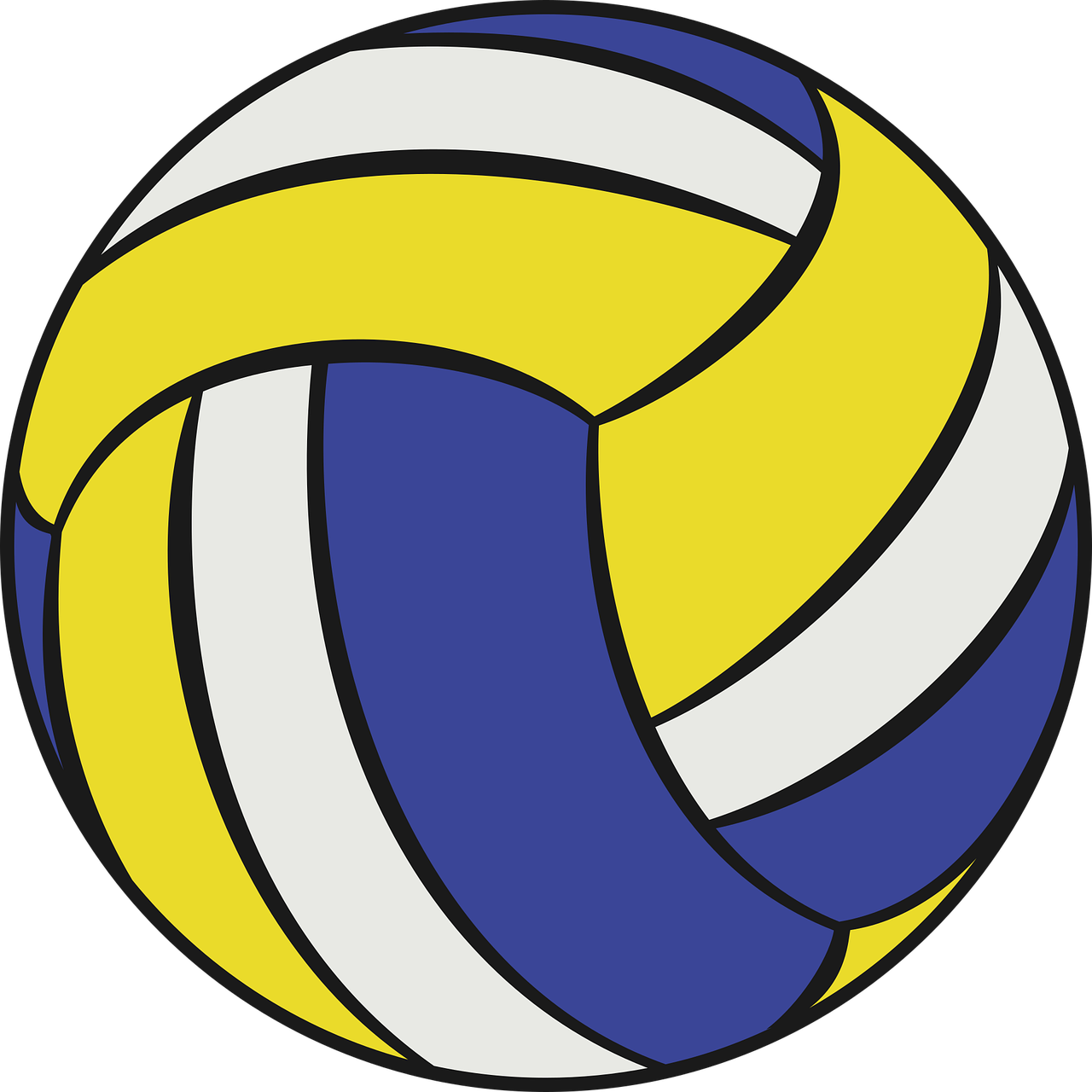 Free Volleyball Vector Art: Download 50+ Volleyball Ball Vector ...