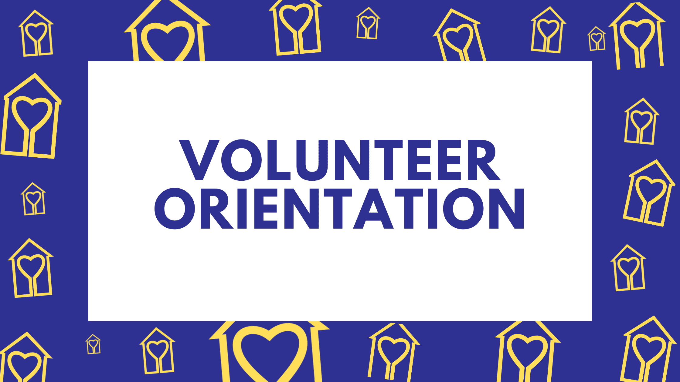 volunteer orientation cliparts