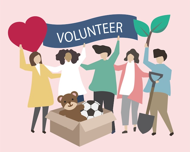 volunteer work cliparts