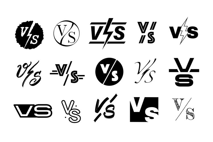 Versus Clipart | Design Bundles