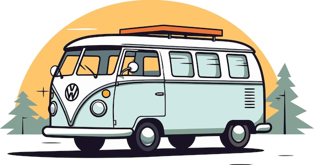 vw van clipart