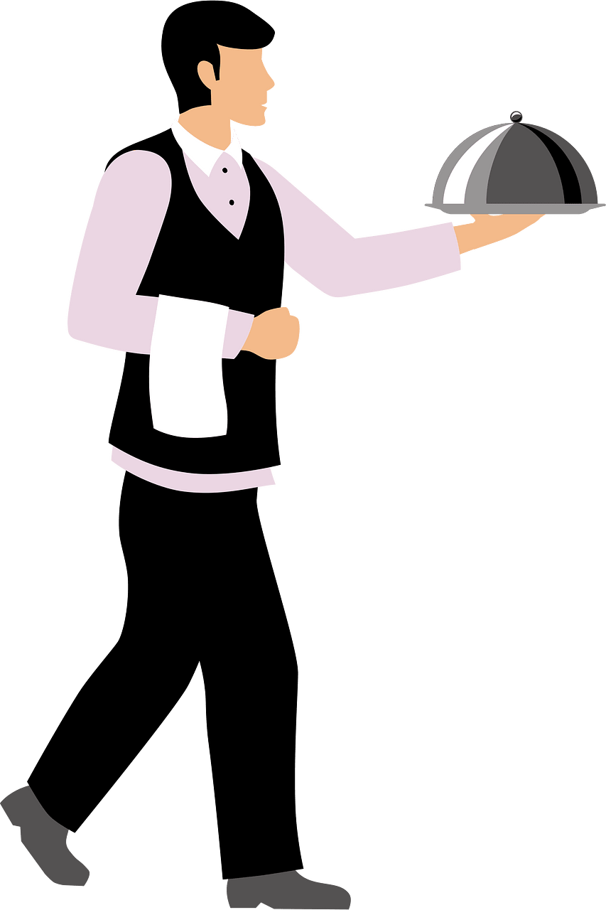 Waiter - Free vector clipart images on clipart library.com