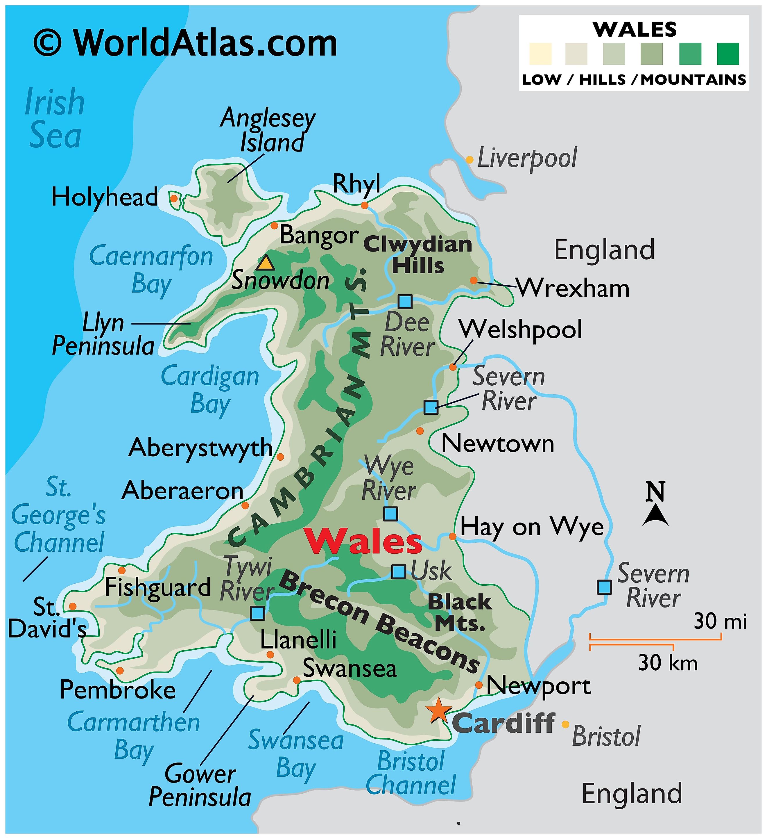 Wales Maps &amp; Facts - World Atlas