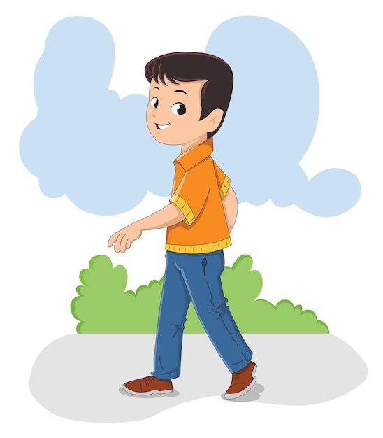 walk away clipart