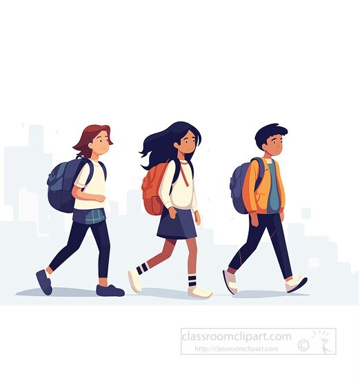 walk in cliparts