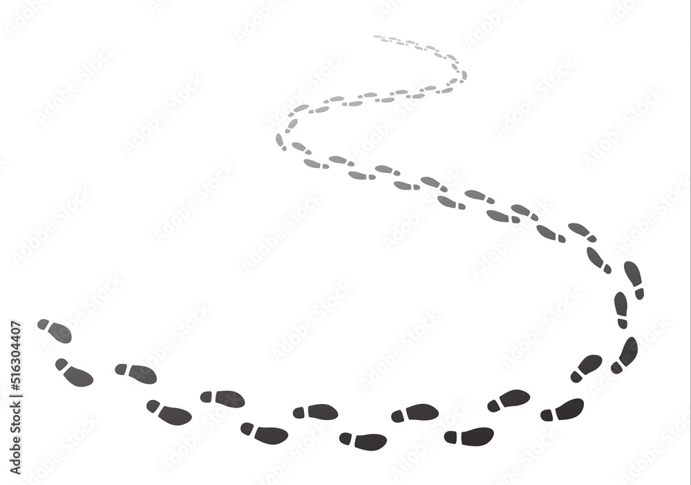 walking footprintss